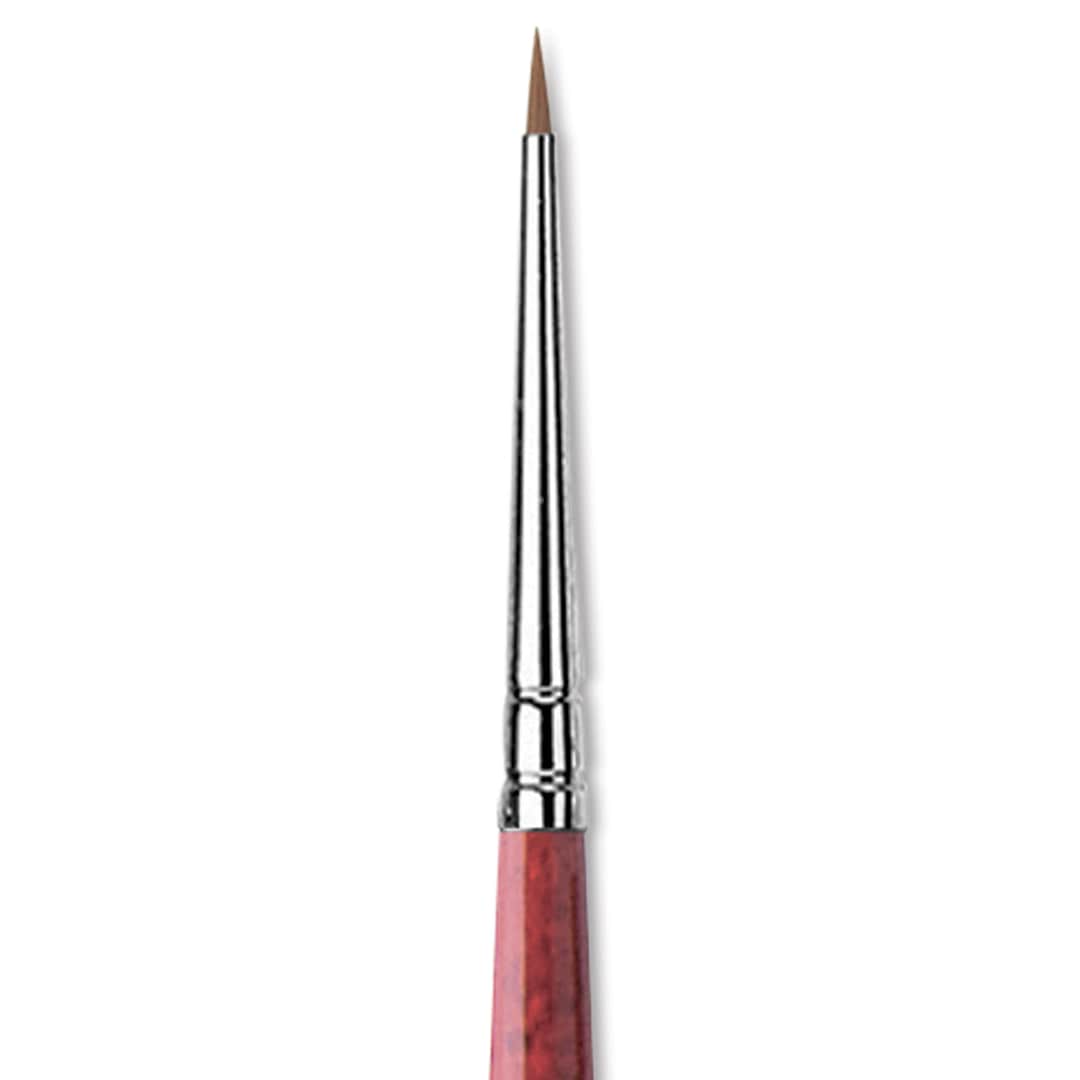 Open in modal - Da Vinci Cosmotop Spin Brush - Round, Short Handle, Size 10/0 close up