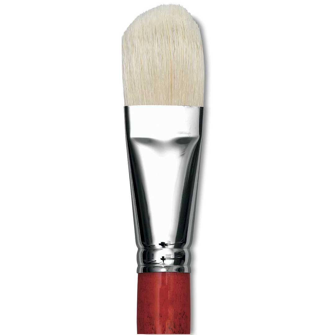 Open in modal - Da Vinci Maestro 2 Hog Bristle Brush - Filbert, Long Handle, Size 20