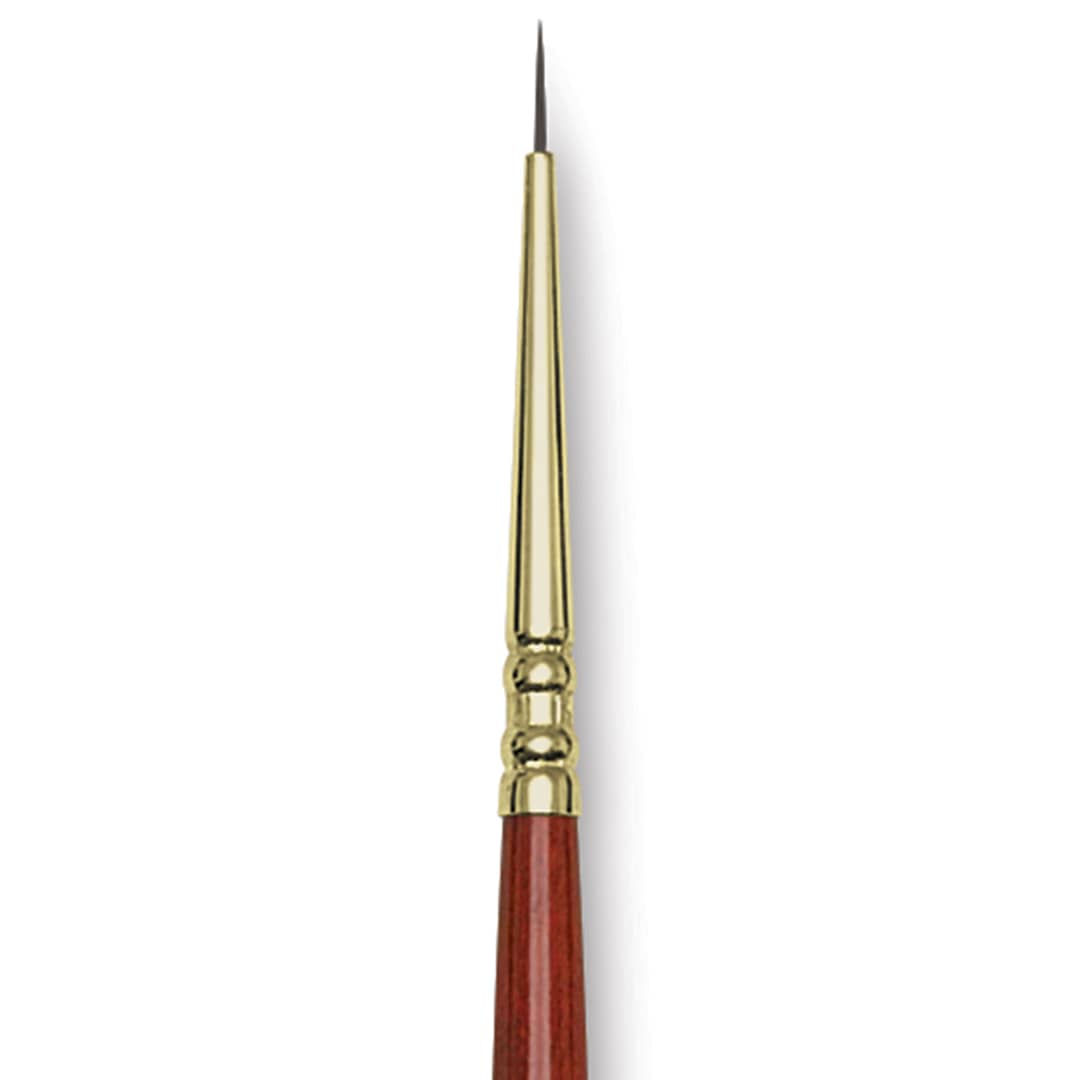 Open in modal - Blick Master Short Handle Synthetic Brush - Round, 3/0, close-up