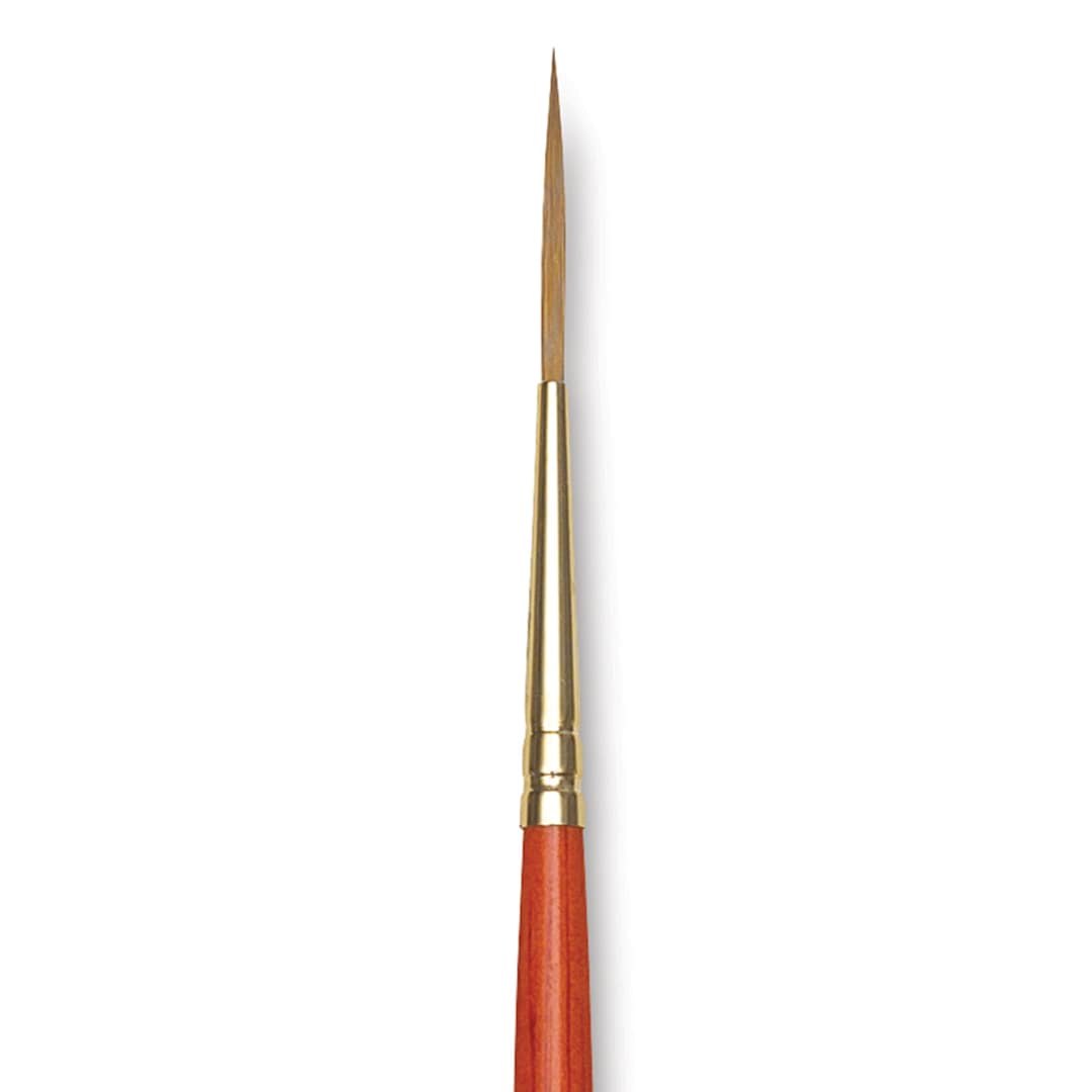 Open in modal - Winsor & Newton Sceptre Gold II Brush - Rigger, Short Handle, Size 1 close up