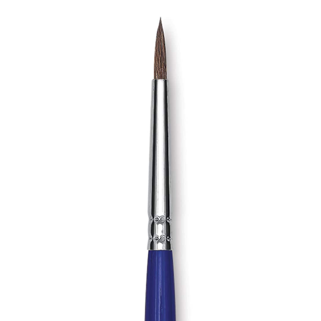 Open in modal - Blick Scholastic Pony Brush - Round, Short Handle, Size 2 close up