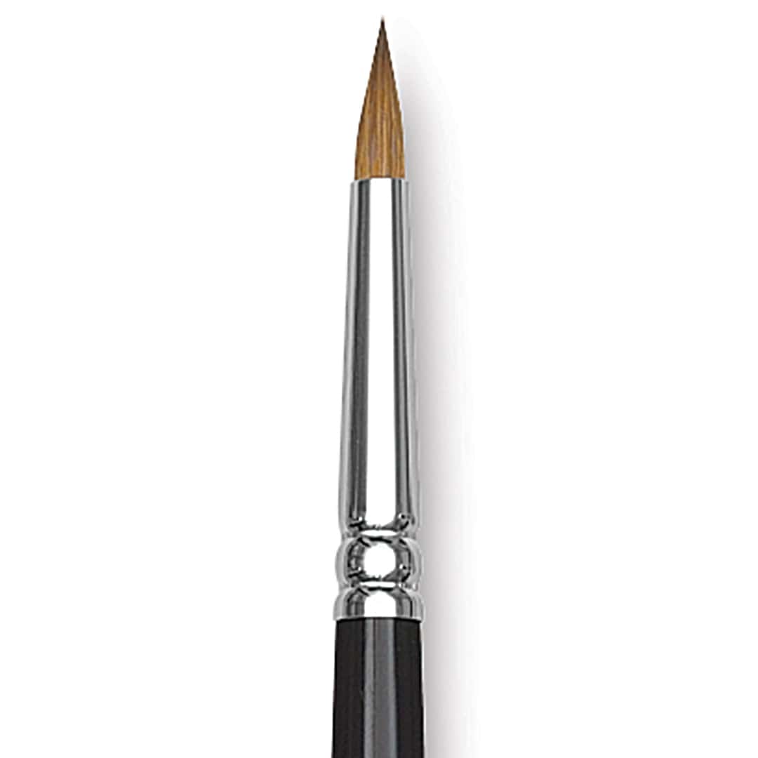 Open in modal - Winsor & Newton Series 7 Kolinsky Sable Brush - Miniature Round, Size 6 close-up