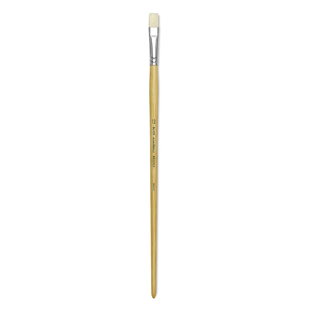 Open in modal - Blick Academic Bristle Brush - Bright, Size 12