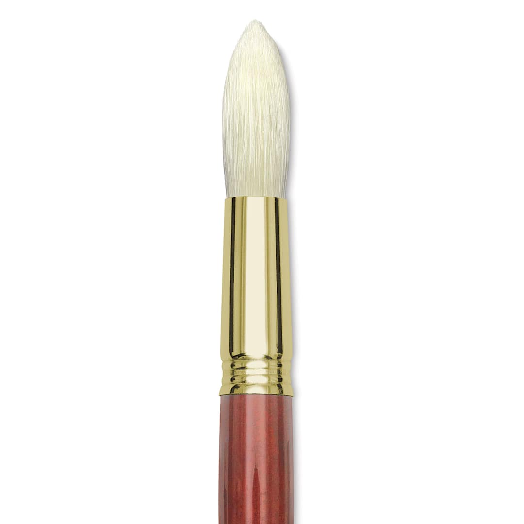 Open in modal - Blick Master Bristle Brush - Round, Long Handle, Size 24