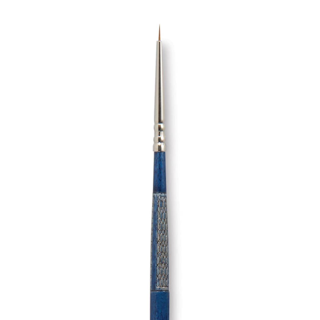Open in modal - Escoda Optimo Kolinsky Sable Brush - Pointed Round, Short Handle, Size 5/0