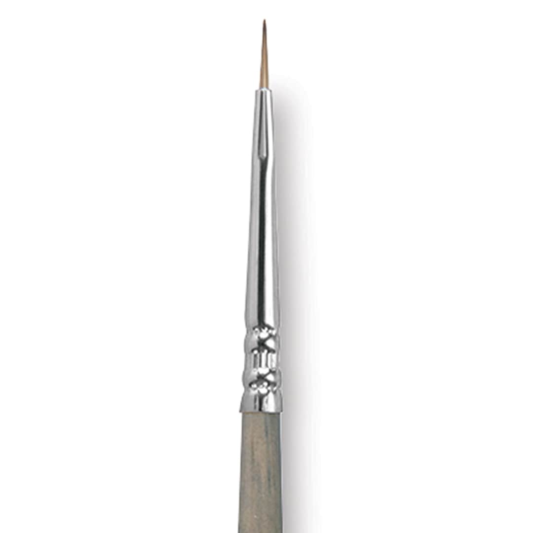 Open in modal - Escoda Tadami Synthetic Mongoose Brush - Filbert, Short Handle, Size 0 close up