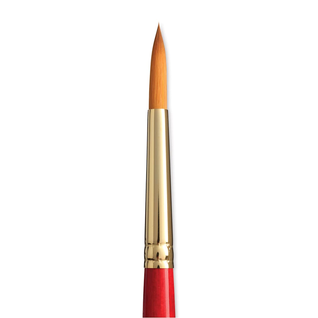Open in modal - Princeton Heritage Sable Brush - Round, Short Handle, Size 8 close up