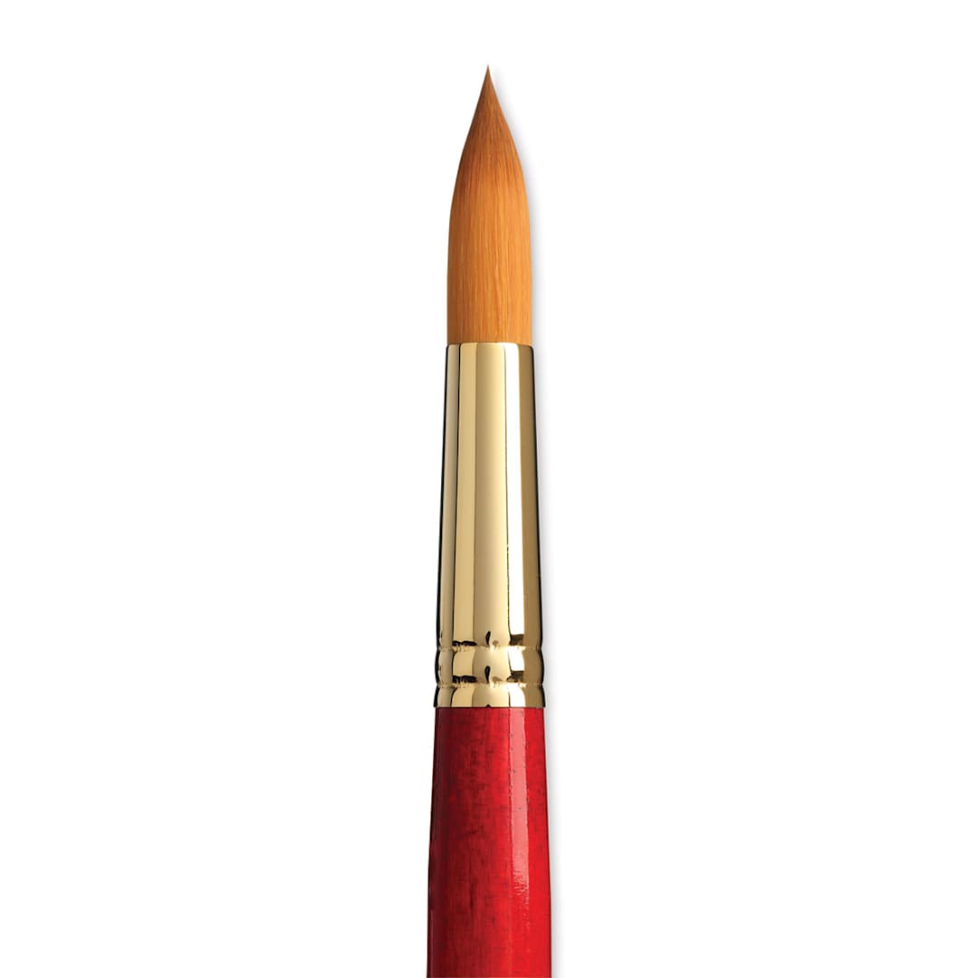 Open in modal - Princeton Heritage Sable Brush - Round, Short Handle, Size 24 close up
