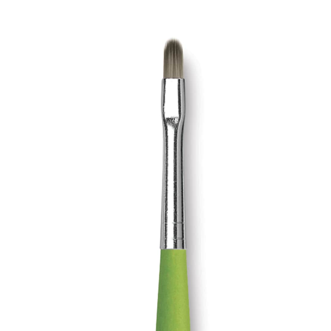 Open in modal - Da Vinci Fit For School & Hobby Brush - Filbert, Size 4, Short Handle