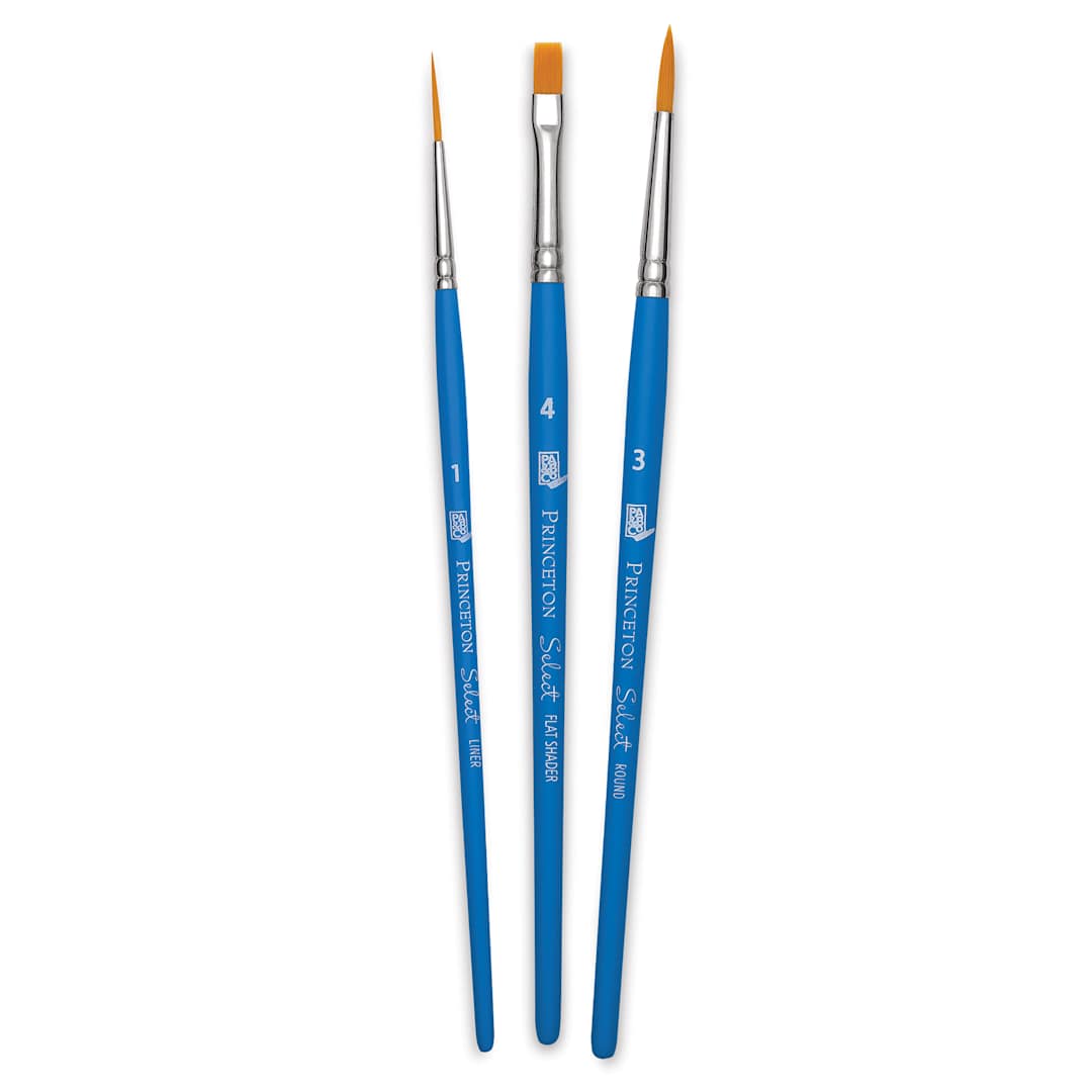 Open in modal - Princeton Select Brush Set - Brush Set No. 3, Set of 3