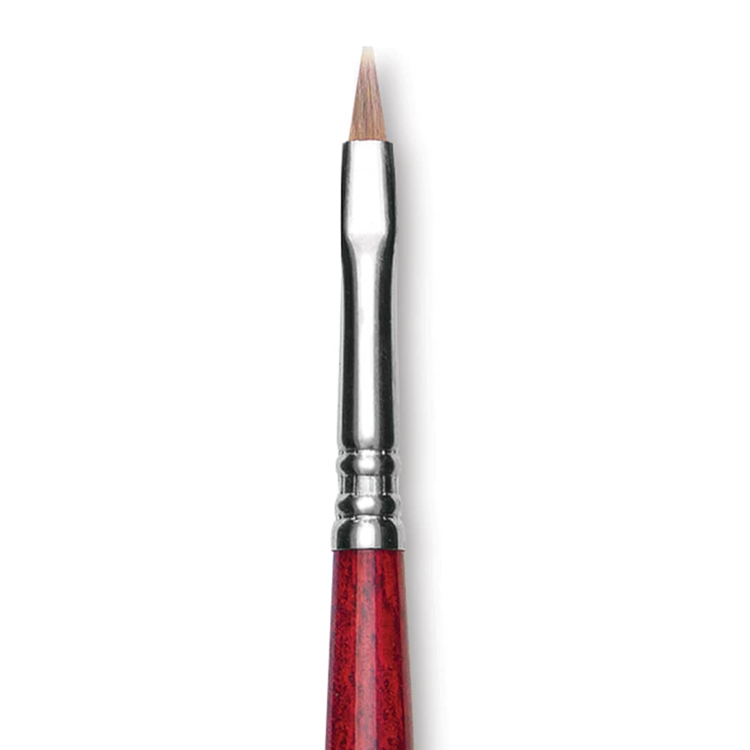Open in modal - Escoda Opera Takatsu Synthetic Brush - Bright, Long Handle, Size 4 close up
