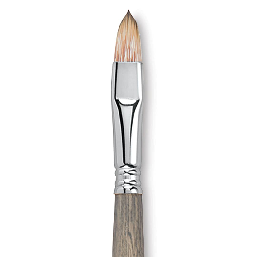 Open in modal - Escoda Modernista Tadami Synthetic Mongoose Brush - Bright, Long Handle, Size 12