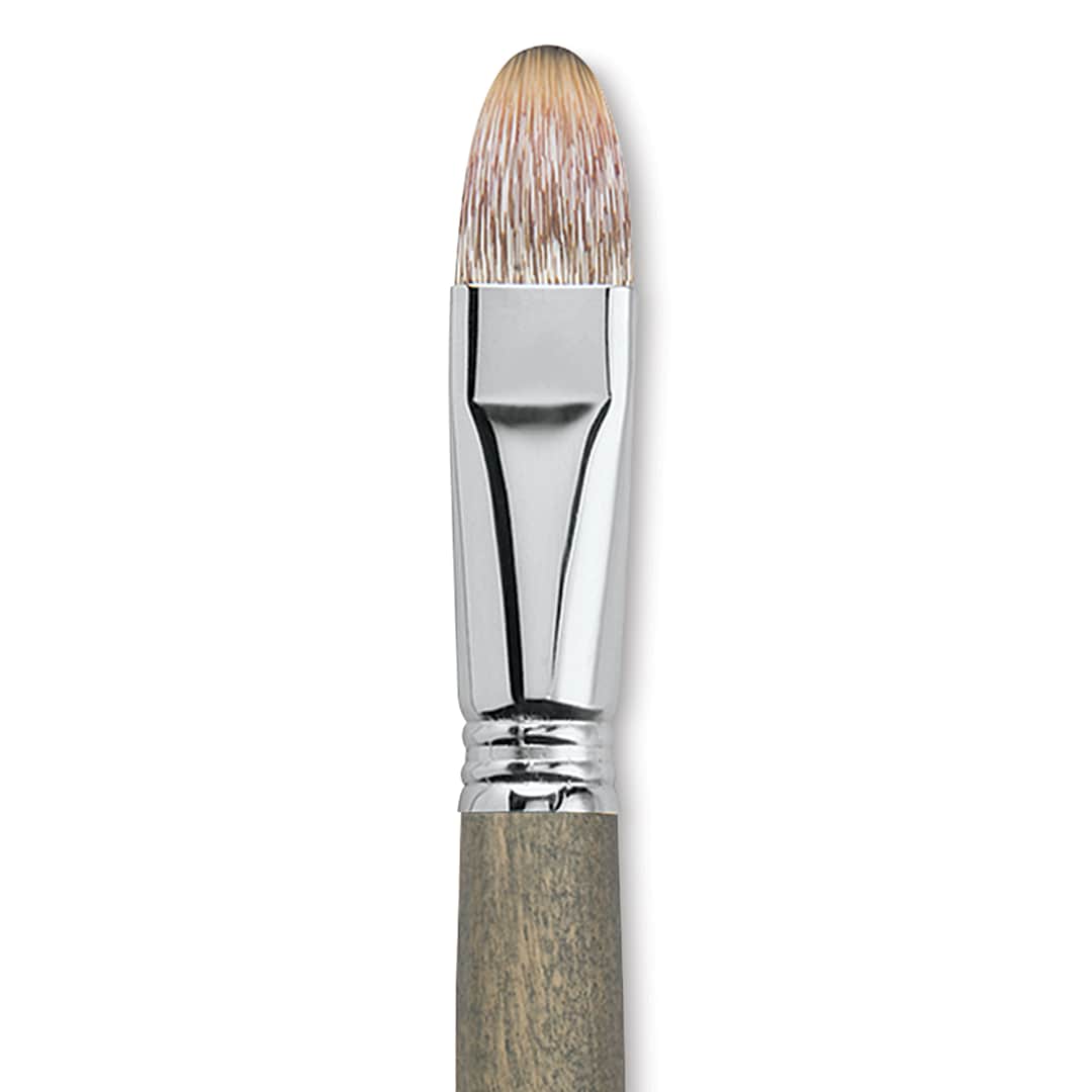 Open in modal - Escoda Modernista Tadami Synthetic Mongoose Brush - Bright, Long Handle, Size 20