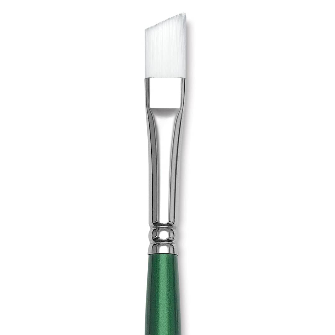 Open in modal - Princeton Synthetic Bristle Brush - Angular Bright, Size 6 close up