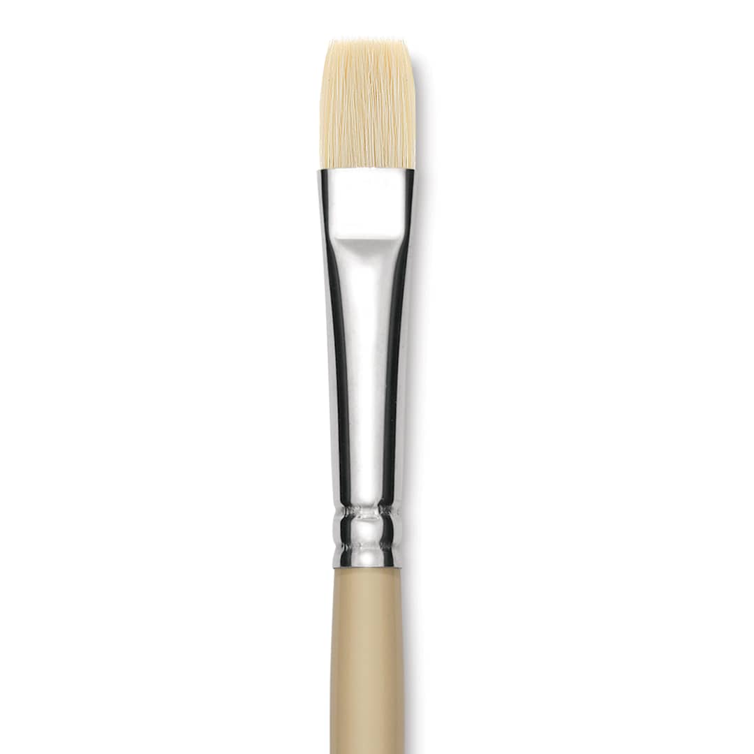 Open in modal - Robert Simmons Signet Bristle Brush - Bright, Long Handle, Size 6