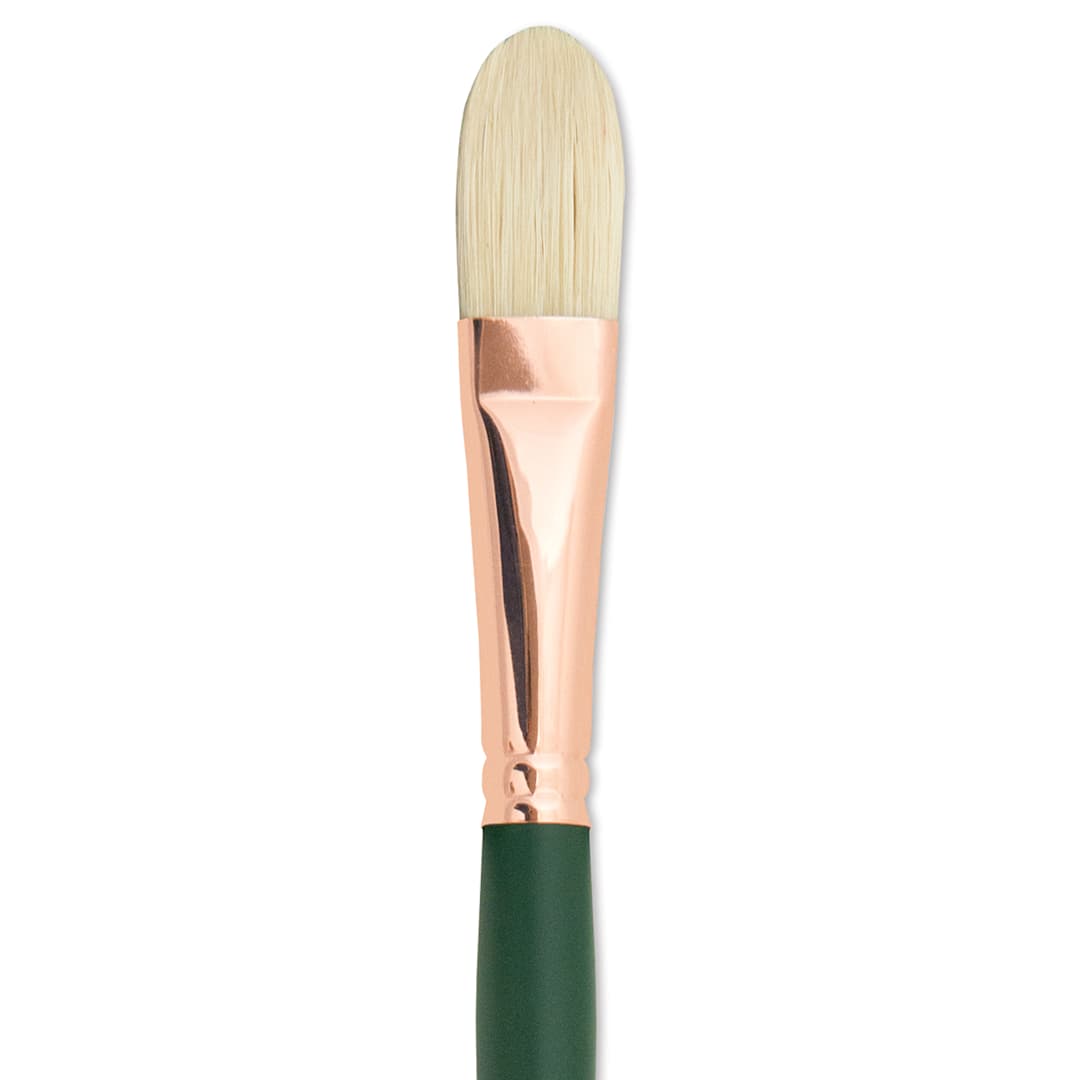 Open in modal - Silver Brush Grand Prix Super Brush - Filbert, Long Handle, Size 10 close up