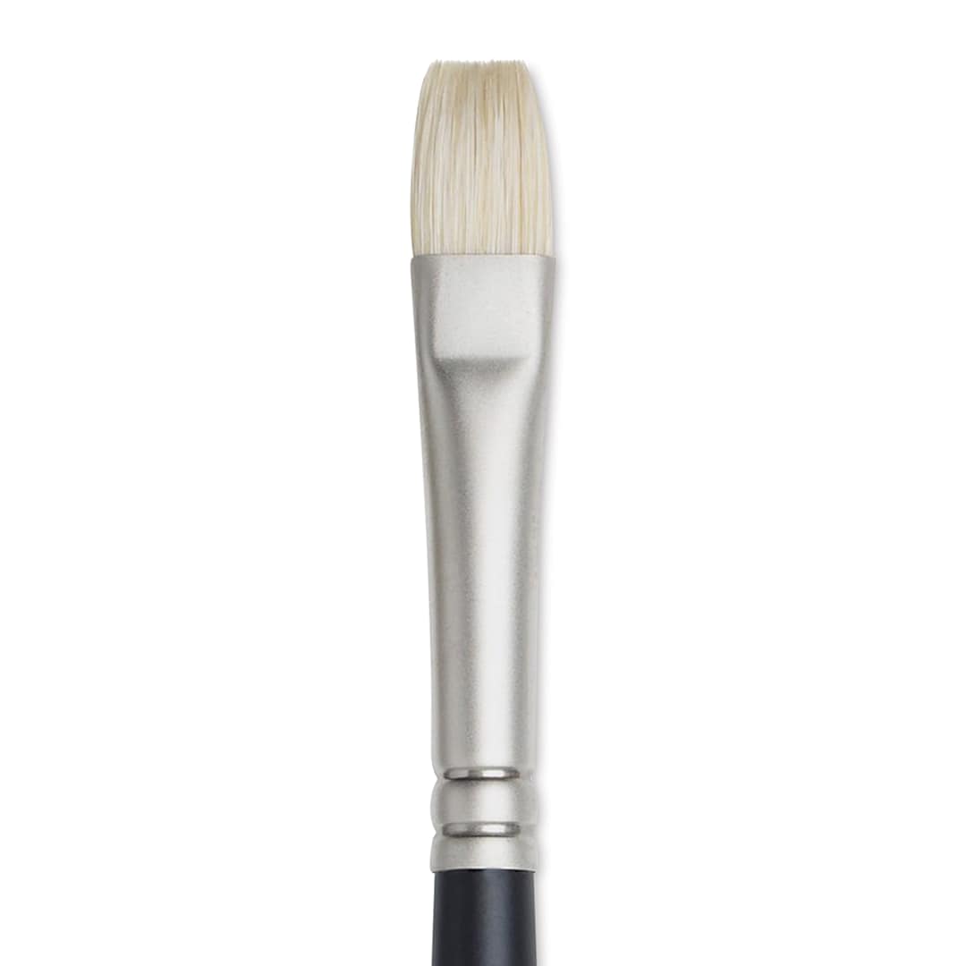Open in modal - Winsor & Newton Artists' Oil Brush - Bright, Long Handle, Size 6