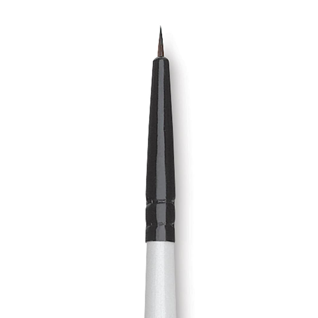 Open in modal - Robert Simmons Simply Simmons Synthetic Brush - Spotter, Short Handle, Size 5/0 close up