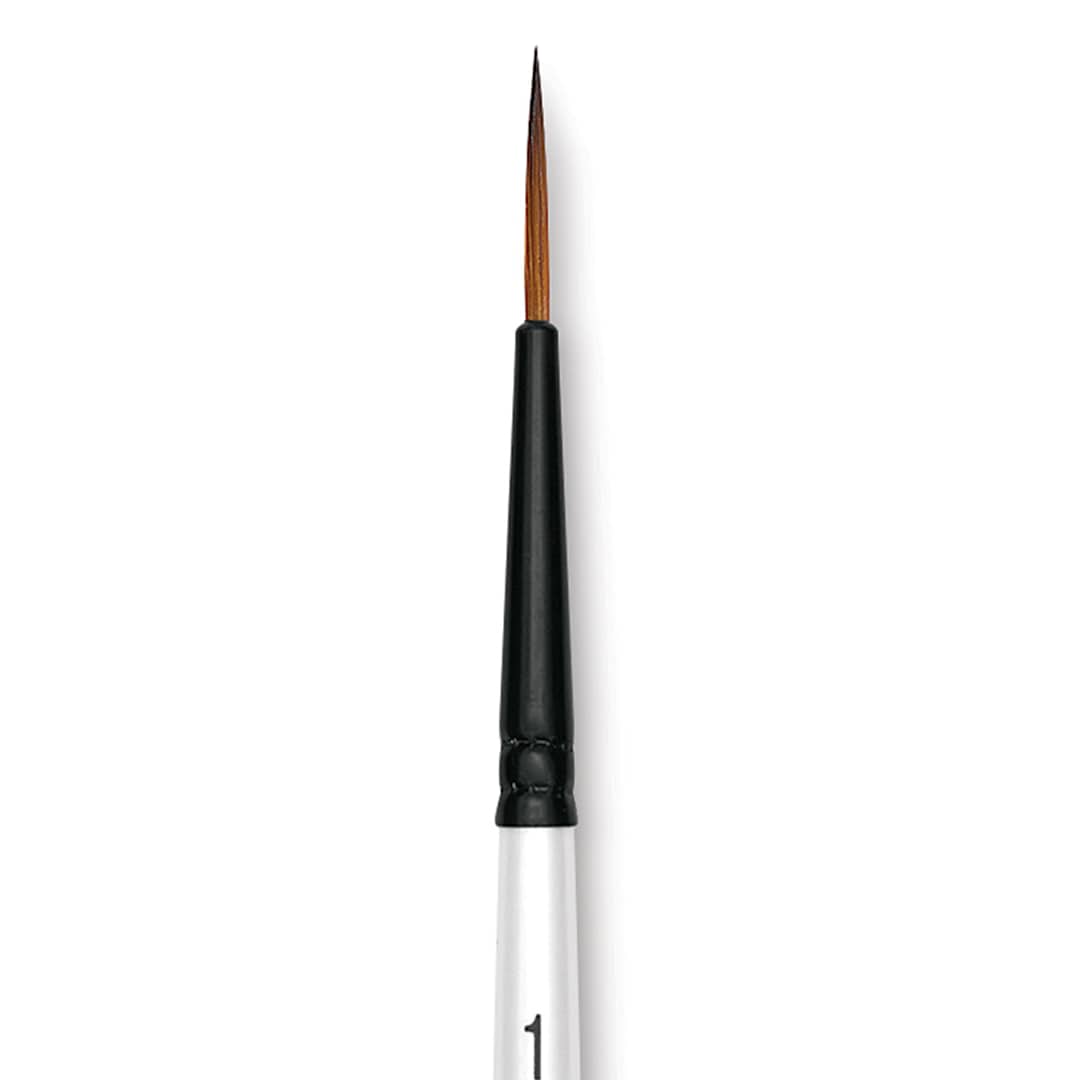 Open in modal - Robert Simmons Simply Simmons Synthetic Brush - Liner, Short Handle, Size 1 close up