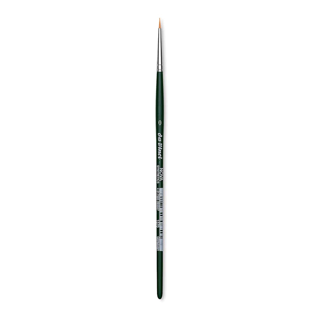 Open in modal - Da Vinci Nova Brush - Round, Short Handle, Size 0