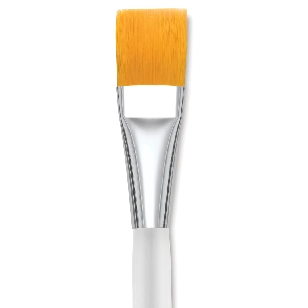 Open in modal - Da Vinci Nova Brush - Flat Wash, Short Handle, Size 20, close-up