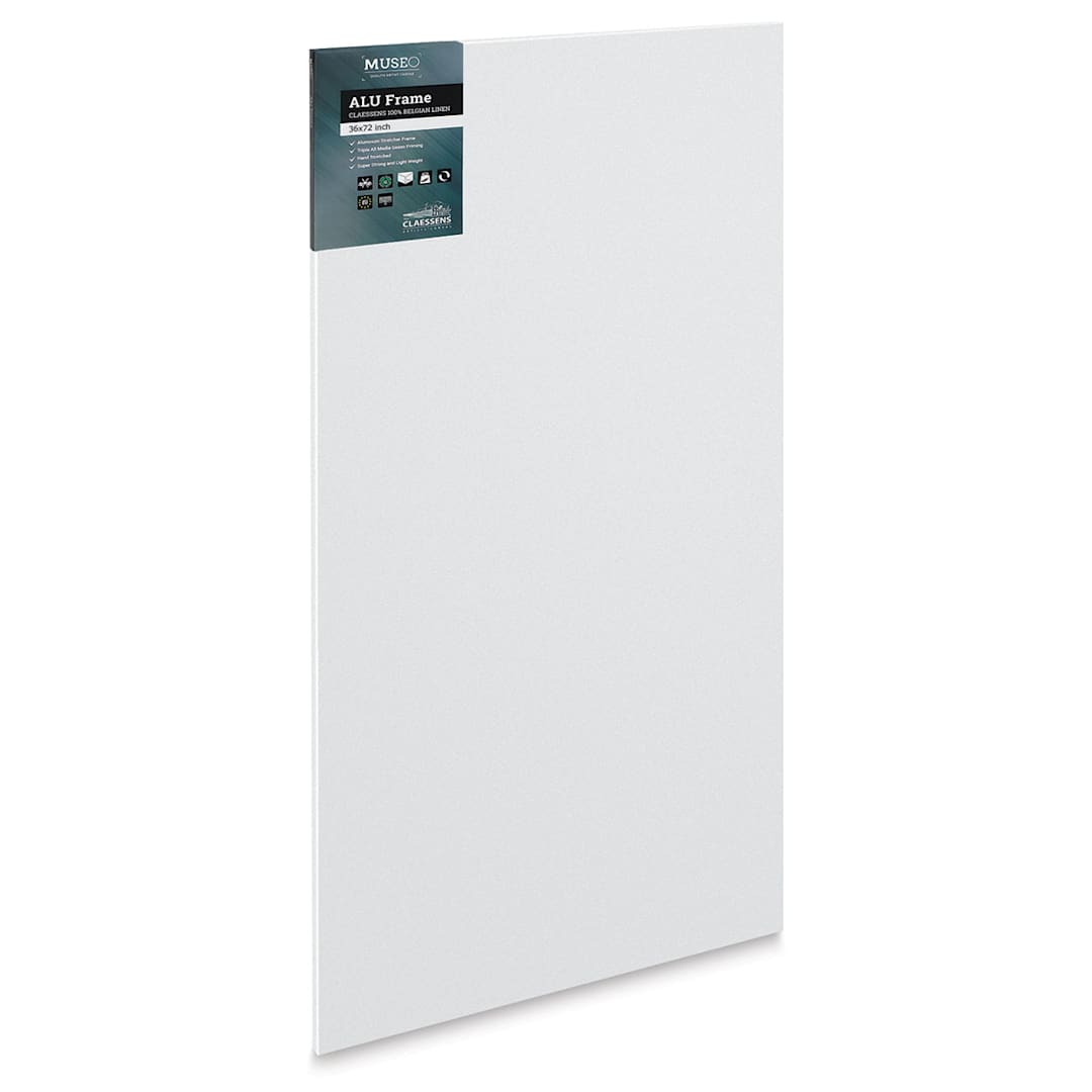 Open in modal - Museo Alu-Frame Claessens Belgian Linen Canvas - 36" x 72", 15/16" Depth