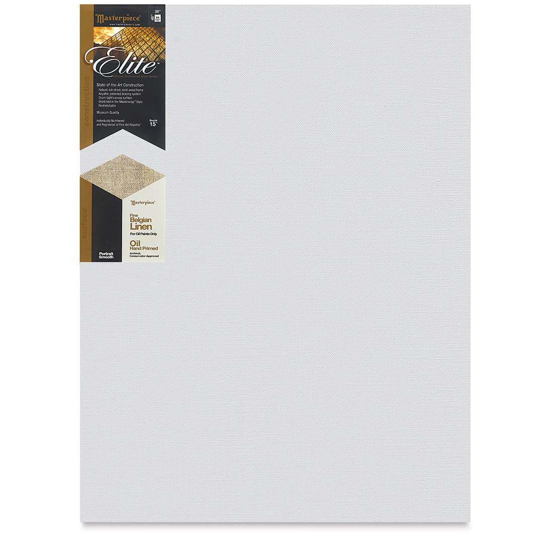 Open in modal - Masterpiece Elite Portrait Smooth Canvas - 30" x 40", Oil Primed