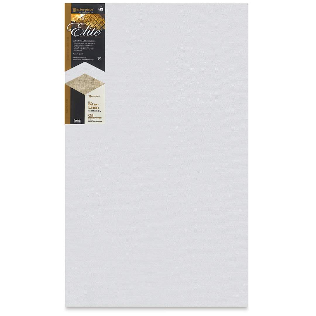 Open in modal - Masterpiece Elite Portrait Smooth Canvas - 30" x 48", Oil Primed
