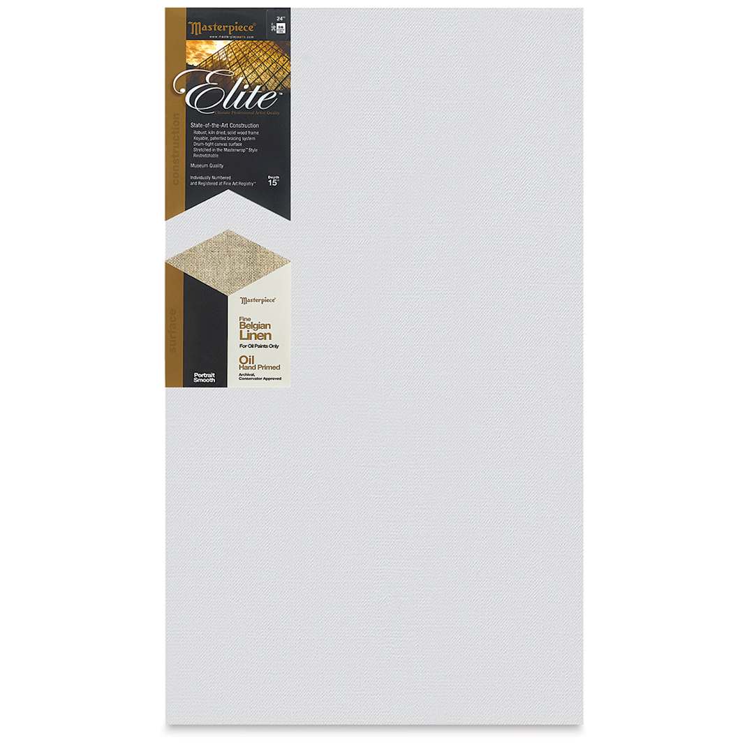 Open in modal - Masterpiece Elite Portrait Smooth Canvas - 24" x 36", Oil Primed