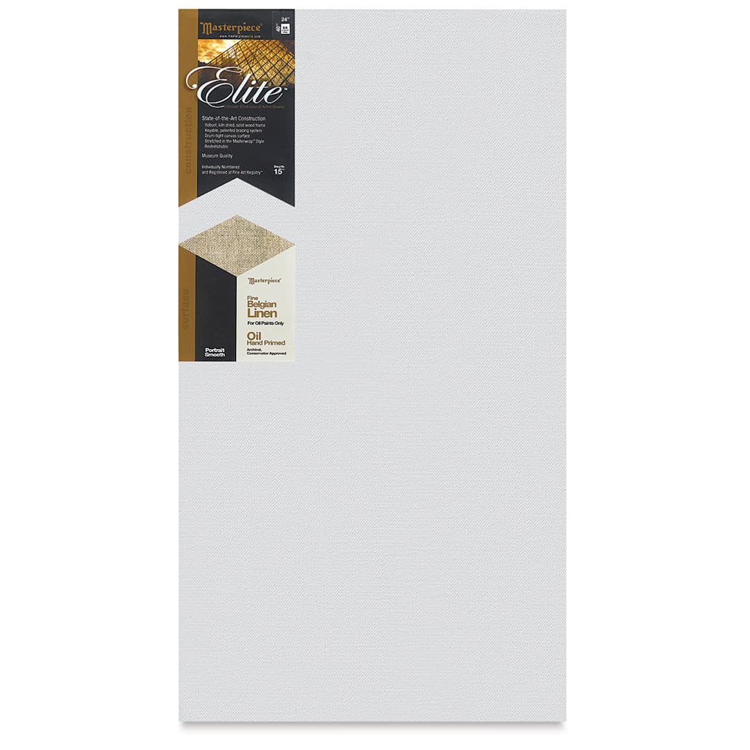 Open in modal - Masterpiece Elite Portrait Smooth Canvas - 24" x 40", Oil Primed