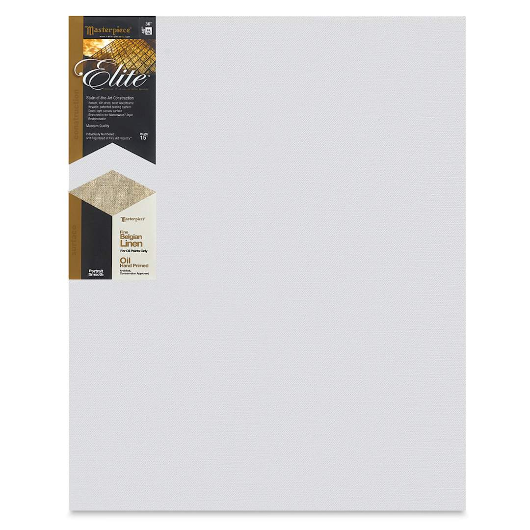 Open in modal - Masterpiece Elite Portrait Smooth Canvas - 36" x 40", Oil Primed