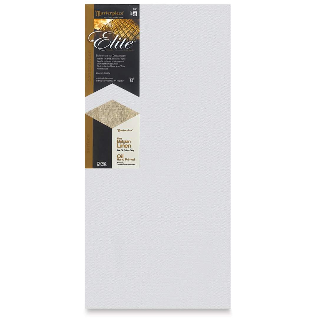 Open in modal - Masterpiece Elite Portrait Smooth Canvas - 18" x 48", Oil Primed