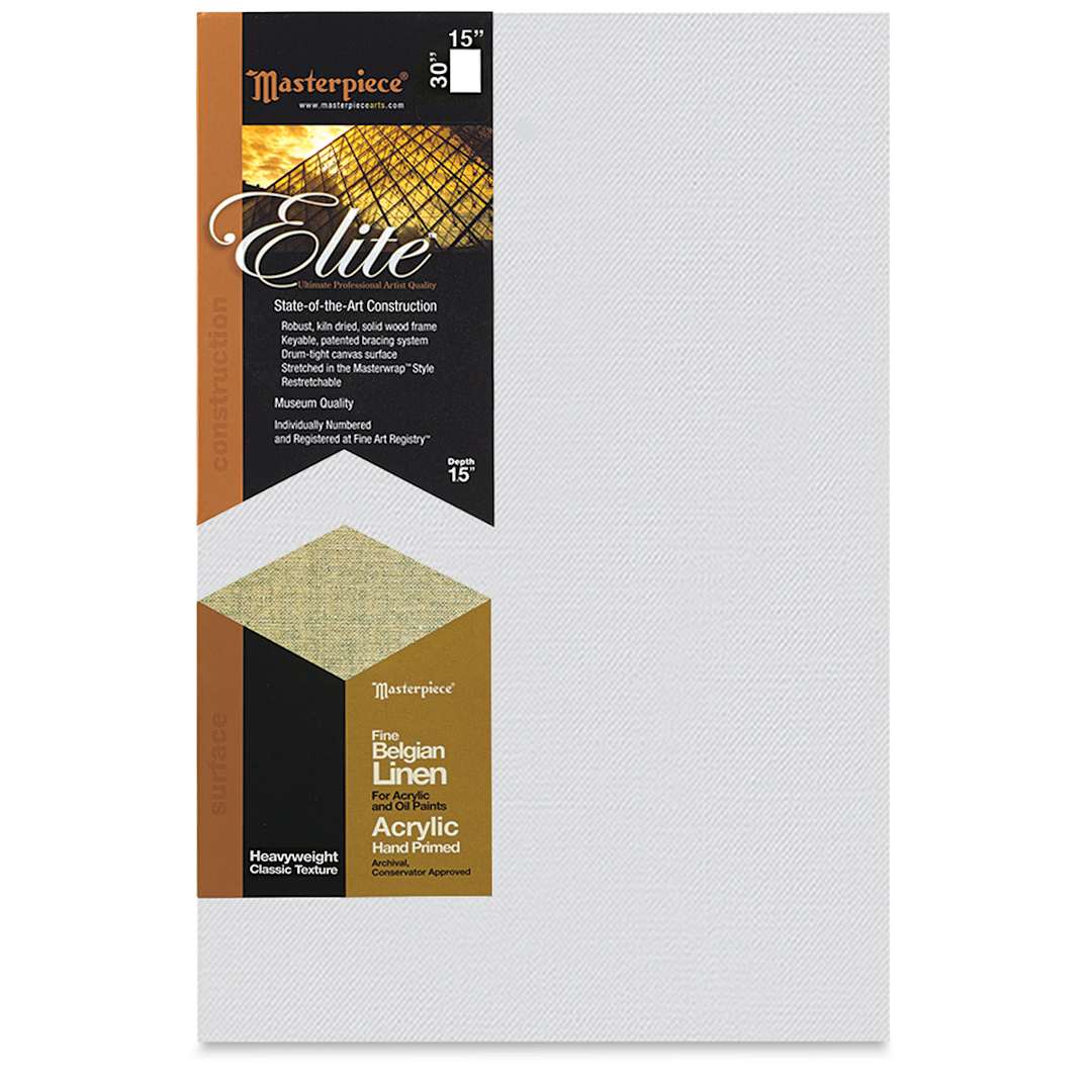 Open in modal - Masterpiece Elite Heavyweight Canvas - 15" x 30", Acrylic Primed