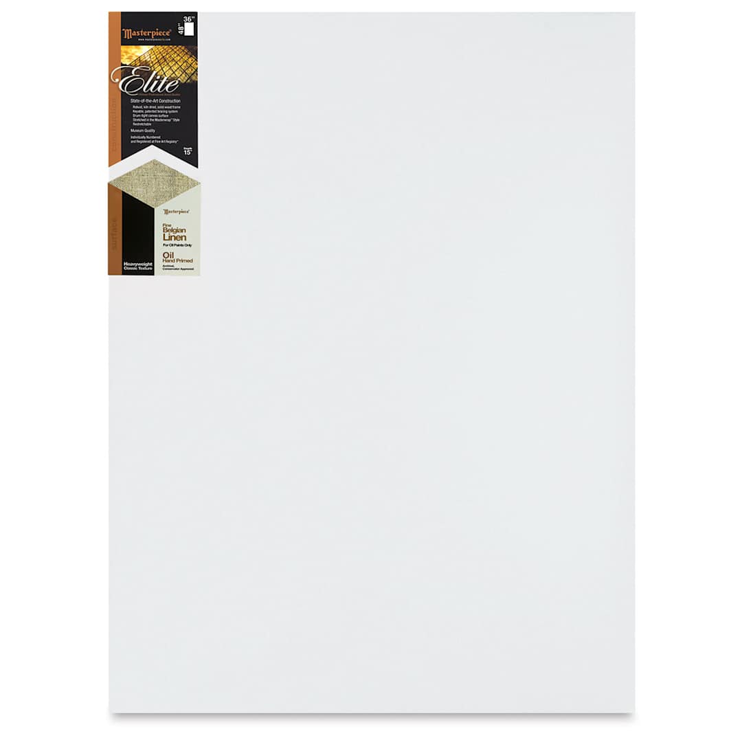 Open in modal - Masterpiece Elite Heavyweight Canvas - 36" x 48", Oil Primed