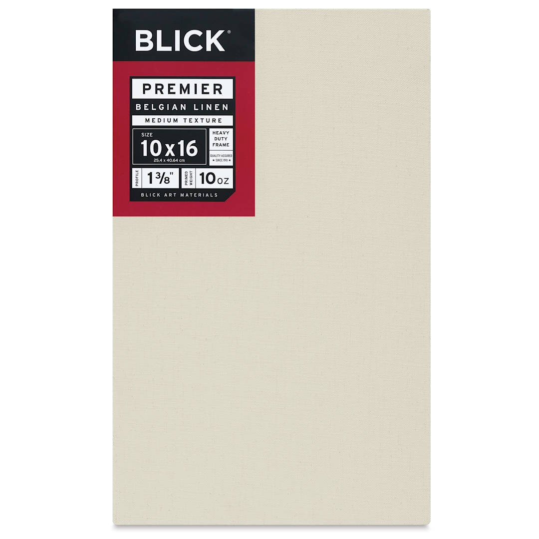 Open in modal - Blick Premier Belgian Linen - 10" x 16", Oil-Primed, 1-3/8" Profile, front