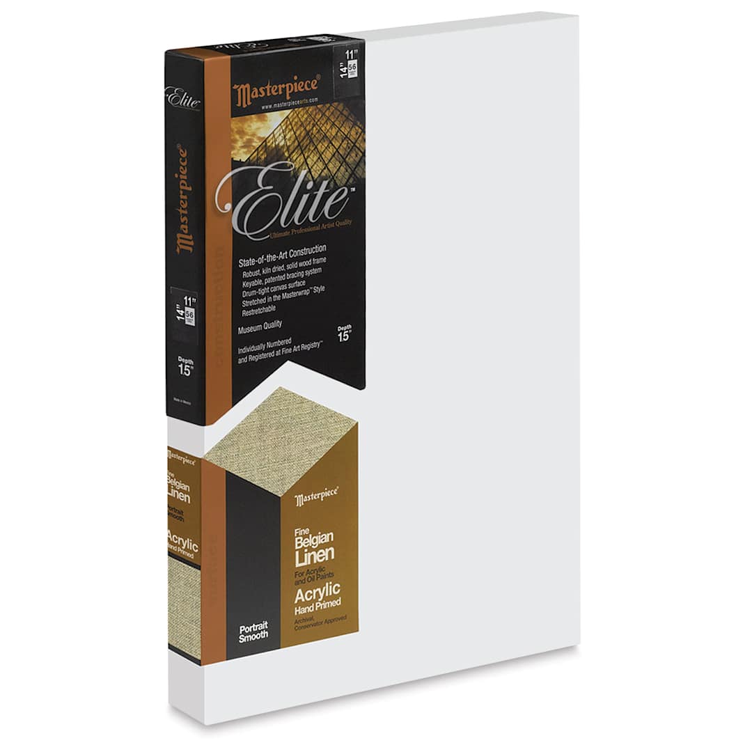 Open in modal - Masterpiece Elite Portrait Smooth Canvas - 11" x 14", Acrylic Primed