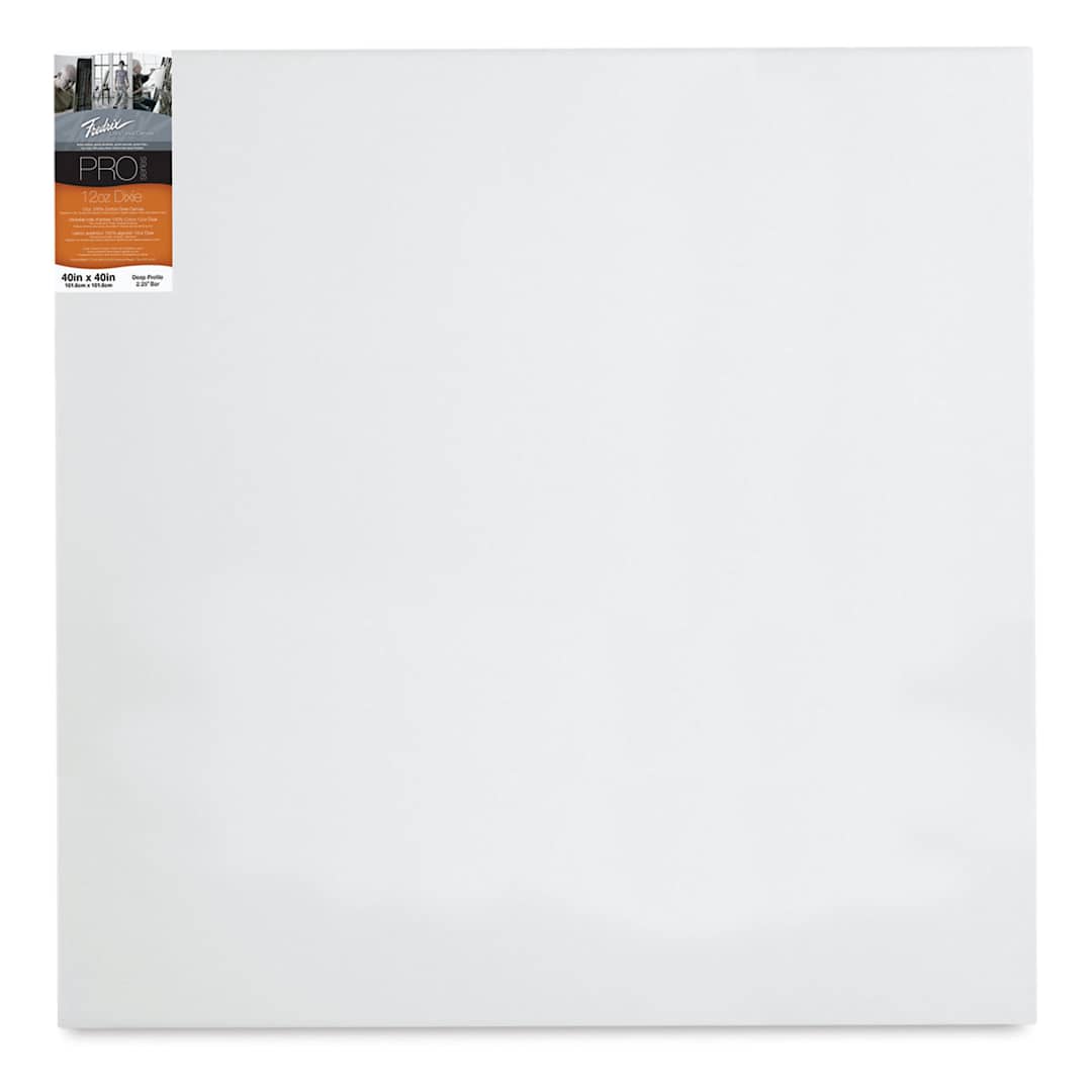 Open in modal - Fredrix Pro Series Dixie Museum Profile Canvas - 40" x 40", 2-1/4" Profile