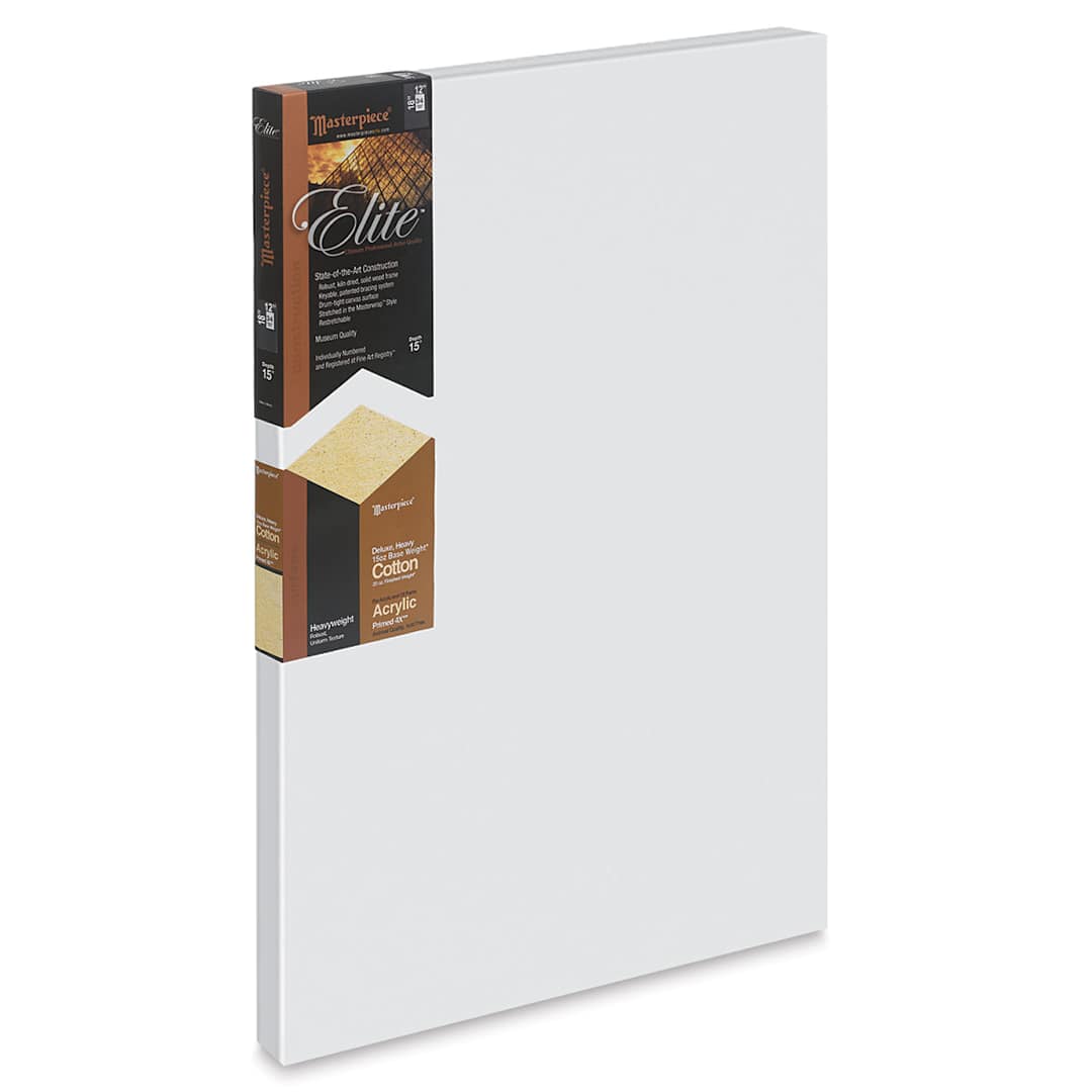 Open in modal - Masterpiece Elite Cotton Canvas - 12" x 18", Acrylic Primed
