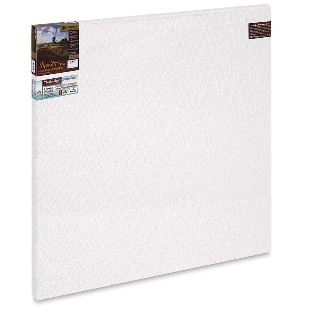 Open in modal - Masterpiece Monet Pro Sausalito Cotton Canvas - 24" x 24", Acrylic-Primed