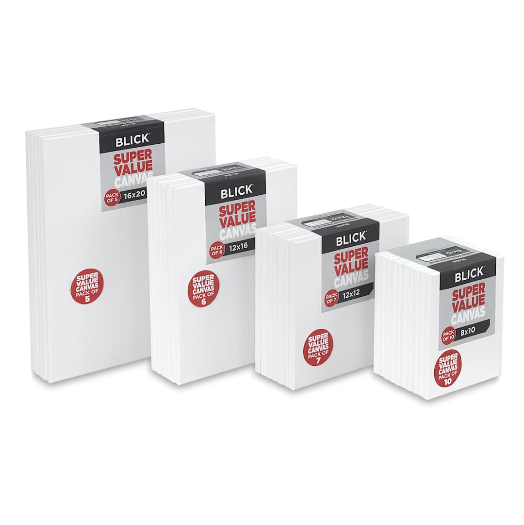 Open in modal - Blick Super Value Canvas Packs