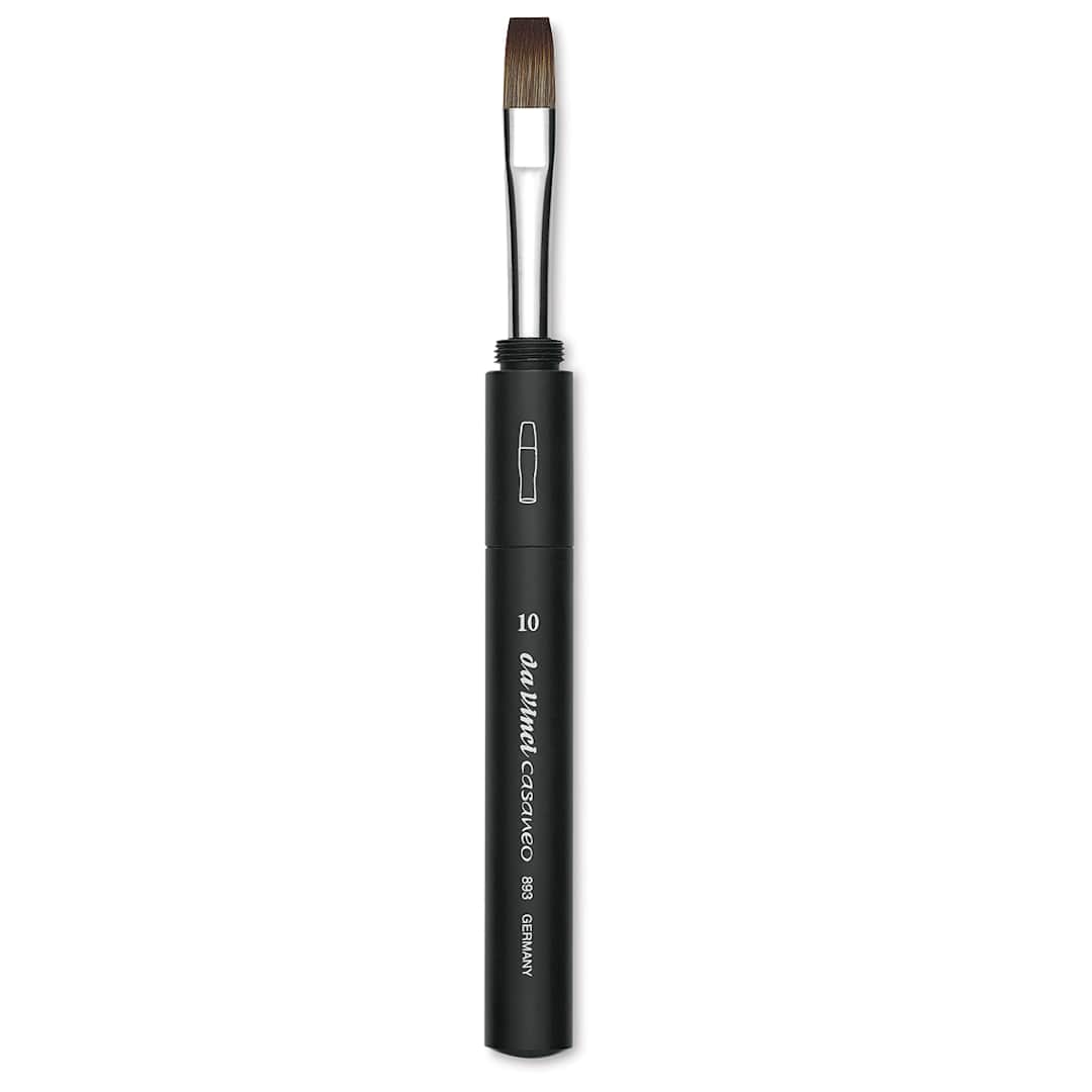 Open in modal - Da Vinci Casaneo Synthetic Squirrel Watercolor Brush - Travel Flat