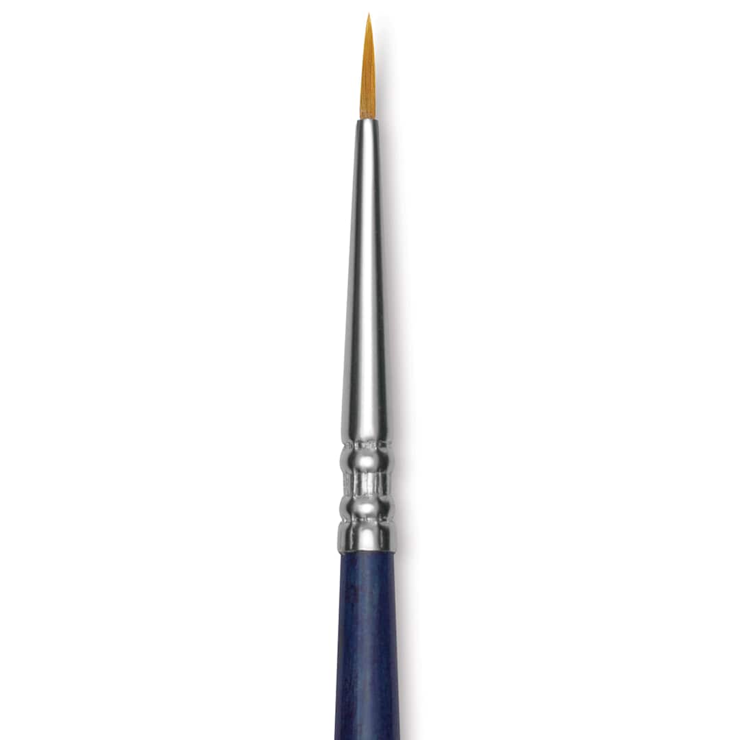 Open in modal - Escoda Chronos Brush - Short Handle, Round, Size 0, close-up