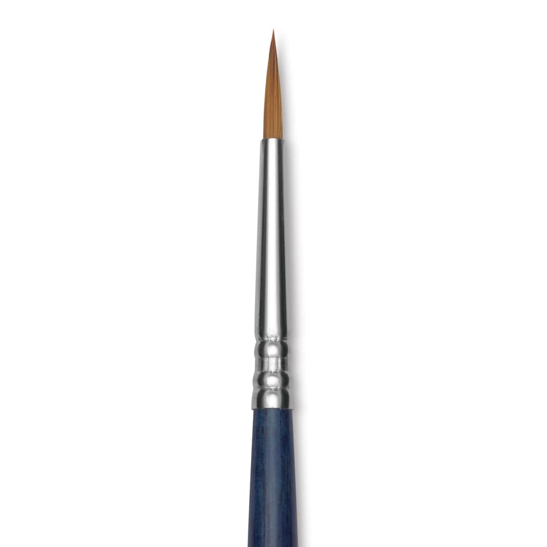 Open in modal - Escoda Chronos Brush - Short Handle, Round, Size 2, close-up