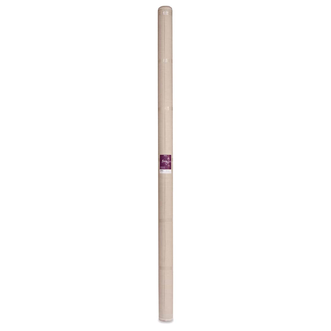 Open in modal - Richeson Linen Canvas Rolls - Single roll upright with label

