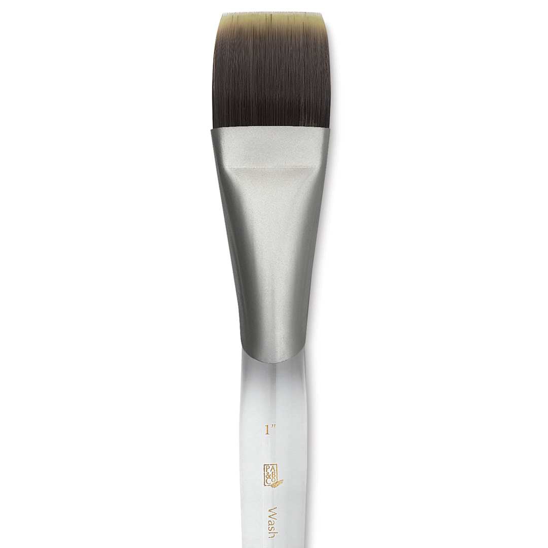 Open in modal - Princeton Synthetic Clear Handle Brush - Wash, Short Handle, 1"