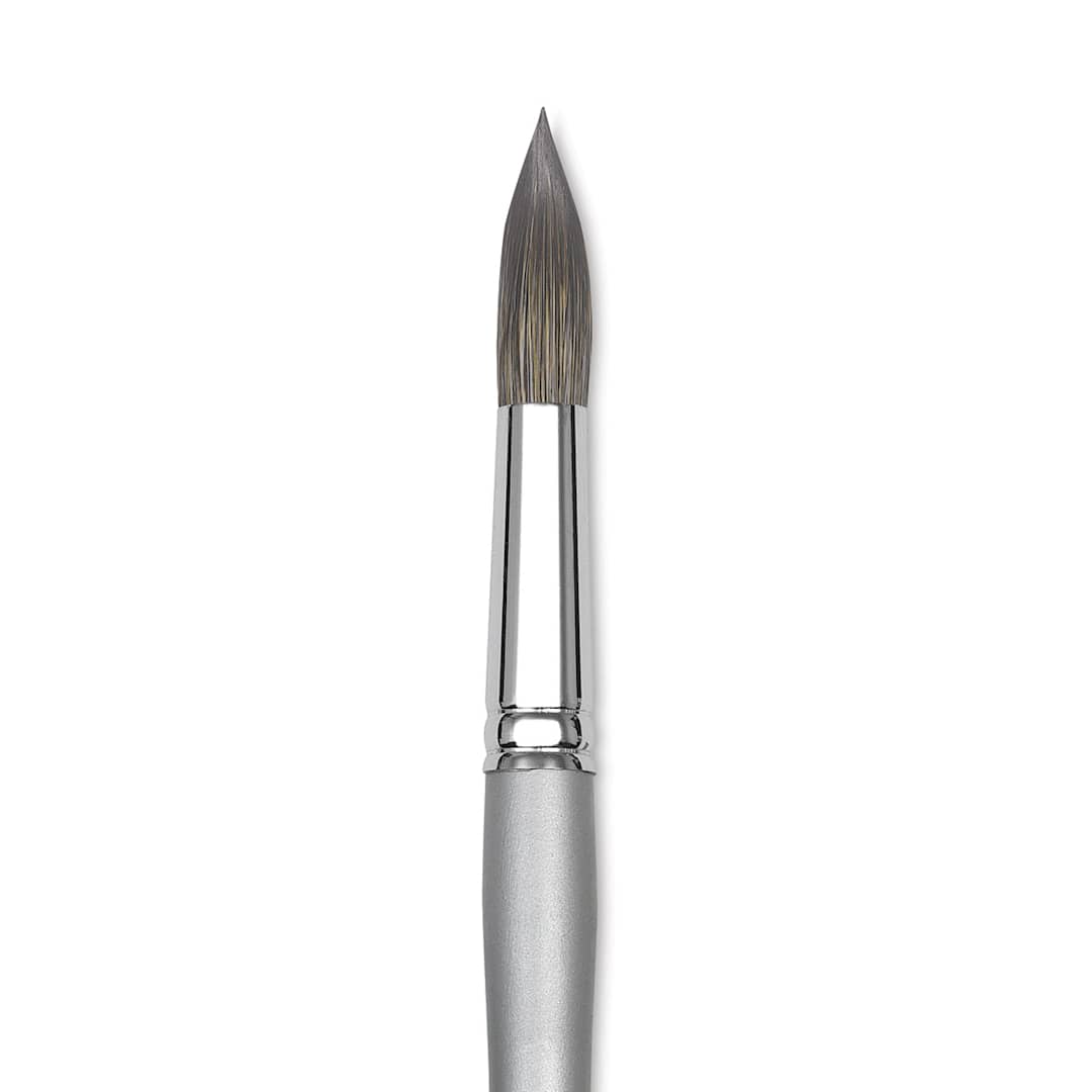 Open in modal - Dynasty Faux Squirrel Brush - Round, Short Handle, Size 18