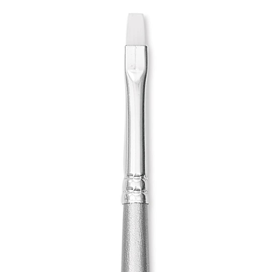 Open in modal - Liquitex Basics Synthetic Brush - Bright, Long Handle, Size 2, close-up