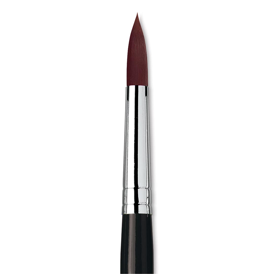 Open in modal - Da Vinci Top Acryl Synthetic Brush - Round, Short Handle, Size 16 close up