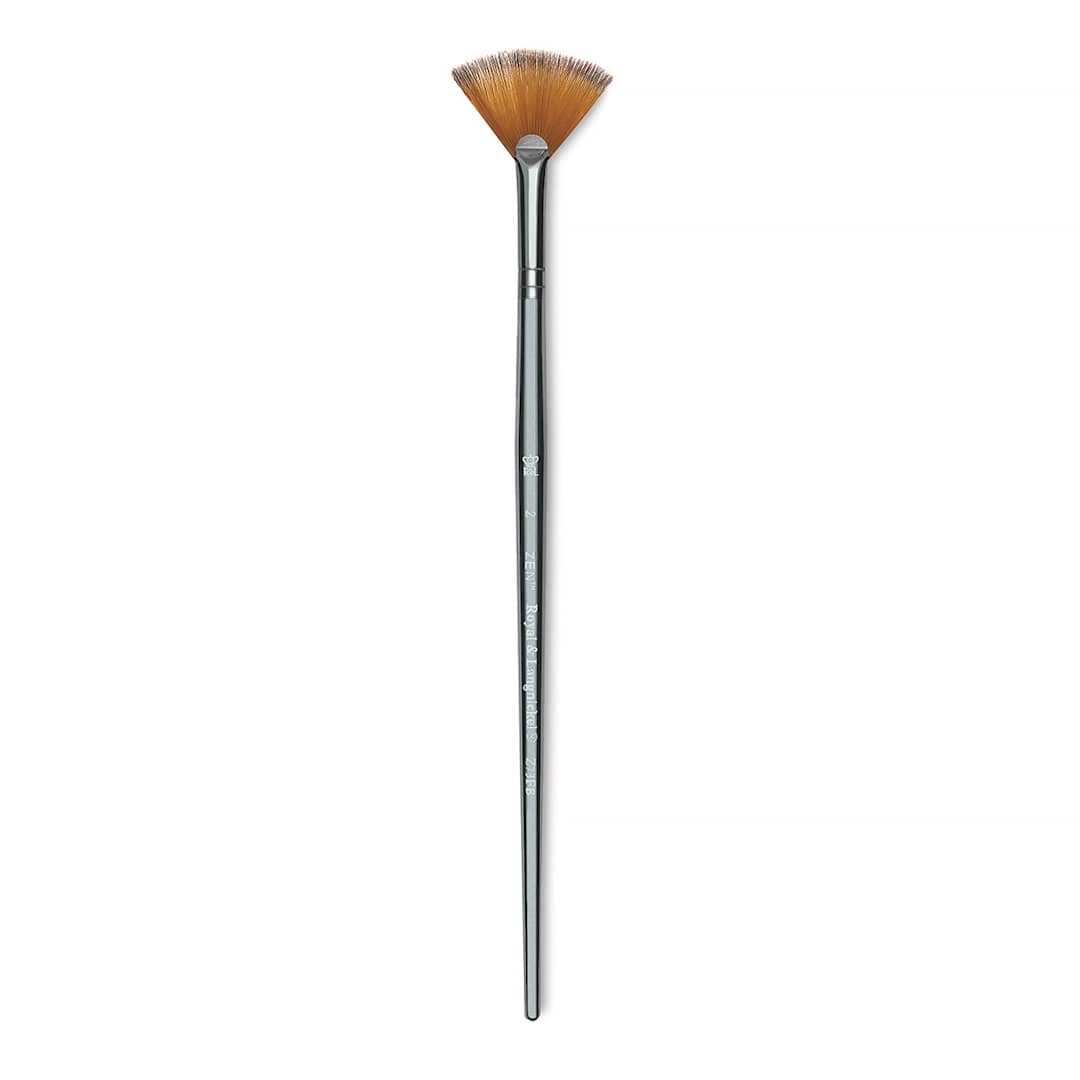 Open in modal - Royal Langnickel Zen Brush - Fan, Size 2, Short Handle