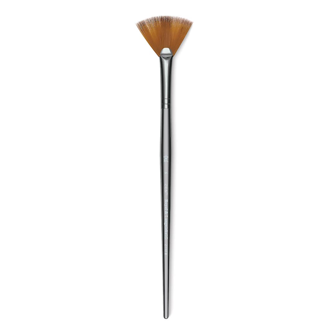 Open in modal - Royal & Langnickel Zen Brush - Fan, Size 6, Short Handle